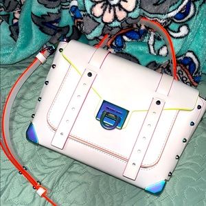White And Neon MK Bag